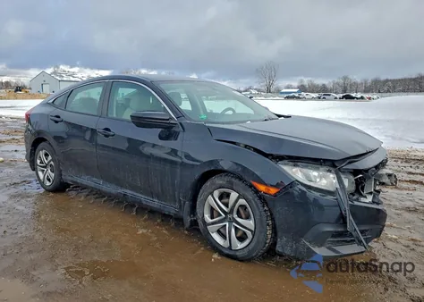 2018 Honda Civic Lx из США, поврежденный, VIN 19XFC2F53JE022955